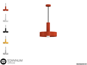 Sims 4 — Stannum Ceiling Lamp by wondymoon — - Stannum Office - Ceiling Lamp - Wondymoon|TSR - Creations'2020
