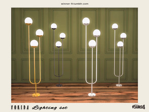 Sims 4 — Yokeda Floor lamp by Winner9 — Floor lamp from my Yokeda lighting set, you can find it easy in your game by