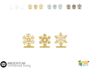 Sims 4 — Holiday Wonderland - Argentum Snowflakes by wondymoon — - Argentum Christmas Living - Snowflakes - Wondymoon|TSR