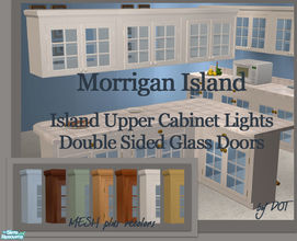 Sims 2 — Morrigan Island Upper Cabinets Light by DOT — Morrigan Island Light Cabinet. Sims 2 by DOT of The Sims Resource.