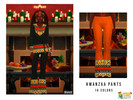 Sims 4 — Holiday Wonderland - Kwanzaa Pants by OranosTR — - New Mesh - 16 Colors - HQ mode compatible - Handmade Texture