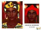 Sims 4 — Holiday Wonderland - Kwanzaa Headband by OranosTR — - New Mesh - 20 Colors (16 Colors + 4 Patterns) Hope you