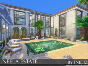 Sims 4 — Neela Estate by Ineliz — Neela Estate is a property in middle eastern style, spacious and luxurious with many