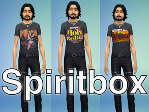 Sims 4 — Spiritbox Shirts by Lord_Vortranox — This is a set of 12 Spiritbox shirts. There are 6 designs for both males