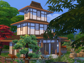 Sims 4 — MB-House_of_inner_Peace       by matomibotaki — You are stressed, you feel tired and without motivation. Here