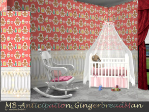 Sims 4 — MB-Anticipation_GingerbreadMan by matomibotaki — MB-Anticipation_GingerbreadMan Cute Christmas wallpaper with