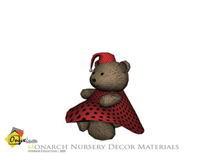 Sims 4 — Monarch Female Teddy Bear by Onyxium — Onyxium@TSR Design Workshop Nursery Collection | Belong To The 2020 Year
