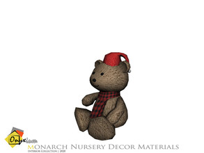 Sims 4 — Monarch Male Teddy Bear by Onyxium — Onyxium@TSR Design Workshop Nursery Collection | Belong To The 2020 Year