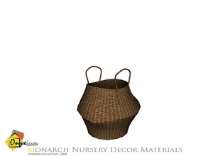 Sims 4 — Monarch Basket by Onyxium — Onyxium@TSR Design Workshop Nursery Collection | Belong To The 2020 Year