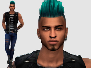 Sims 4 — Tyler Myers by DarkWave14 — Download all CC's listed in the Required Tab to have the sim like in the pictures.