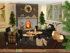 Sims 4 — Holiday Wonderland - Warmy by SIMcredible! — The Winter is knocking at our door. That's why we brought this cozy