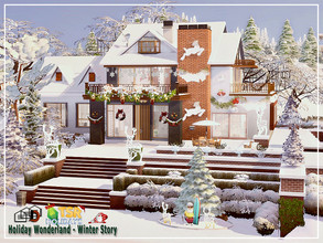 Sims 4 — Holiday Wonderland - Winter story by Danuta720 — 2020 TSR Holiday Collab You will feel the magic of Christmas in