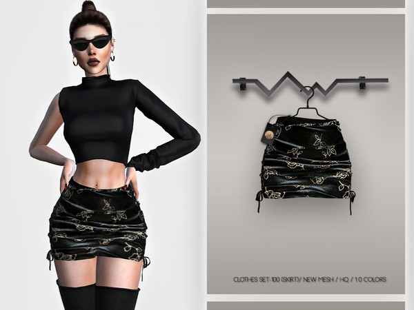 Sims 4 — Clothes SET-100 (SKIRT) BD376 by busra-tr — 10 colors Adult-Elder-Teen-Young Adult For Female Custom thumbnail