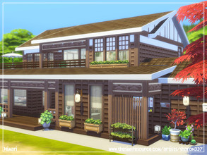 Sims 4 — Himari - Nocc by sharon337 — 30 x 20 lot. Value $98,539 2 Bedrooms 2 Bathroom Living Room Kitchen Dining Room