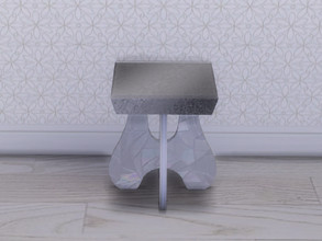Sims 4 — All Is Calm End Table by seimar8 — An extravagant end table, with its base covered with an ornate Mother of