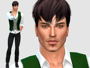 Sims 4 — James Logan by DarkWave14 — Download all CC's listed in the Required Tab to have the sim like in the pictures.