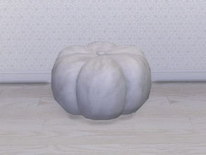 Sims 4 — All Is Calm Winter White Pouf by seimar8 — A modern winter white pouf designed in soft artificial fur. Perfect