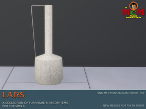 Sims 4 — Lars Living Room - Single Vase with Handle by Padre — New mesh for The Sims 4 by padre TSRAA Recolour friendly 