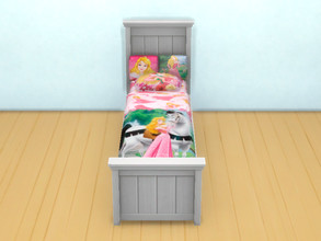 Sims 4 — Sleeping Beauty child bed - Parenthood needed by Arisha_214 — Cool bed for your little Sleeping Beauty fan :)