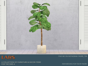 Sims 4 — Lars Living Room - Indoor Ficus Lyrata - Fig Plant by Padre — New mesh for The Sims 4 by padre TSRAA Recolour