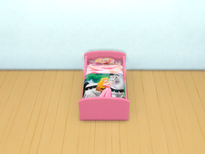 Sims 4 — Sleeping Beauty toddler bed by Arisha_214 — Cool bed for your little Sleeping Beauty fan :)