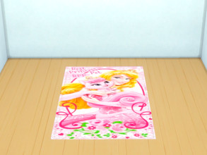 Sims 4 — Sleeping Beauty rug by Arisha_214 — Cool rug for your little Sleeping Beauty fan :)