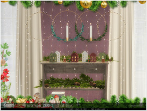 Sims 4 — Christmas 2020 lighting set by Severinka_ — A set of festive lighting objects for decorating a room for