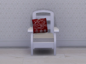 Sims 4 — Home For The Holidays Living Chair by seimar8 — A living chair with Christmas cushions. Comes in three swatch