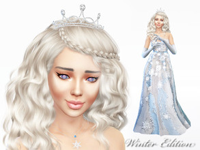 Sims 4 — Snow Princess by perelka8809 — Name: Snow Princess Age: Young Adult If you want sim like this, You need all CC
