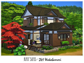 Sims 4 — 241 Wakabamori by Ray_Sims — This house fully furnished and decorated, without custom content. This house has 2