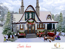 Sims 4 — Santa House by GenkaiHaretsu — Small Santa Claus house 
