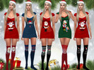 Sims 4 — Female Cute Xmas Socks by saliwa — Female Cute Xmas Socks 7 New designs by Saliwa&#9829; Happy