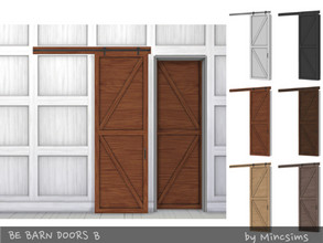Sims 4 — Be Barn Door B by Mincsims — a part of Be Sliding Barn Doors