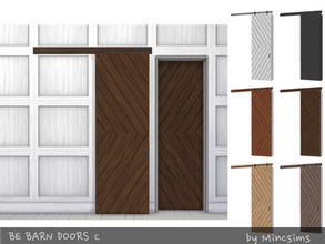 Sims 4 — Be Barn Door C by Mincsims — a part of Be Sliding Barn Doors