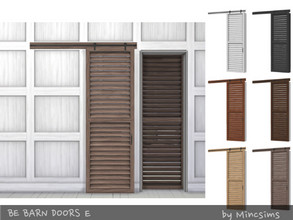 Sims 4 — Be Barn Door E by Mincsims — a part of Be Sliding Barn Doors