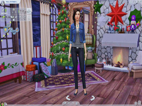 Sims 4 — CAS Christmas Theme Background by RoyalGhostx — A Christmas theme CAS Background for The Sims 4. TOU | Do NOT