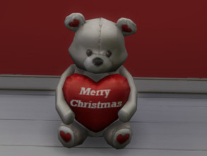 Sims 4 — KA.Christmas Bear by Alderson2020 — Merry Christmas Teddy Bear