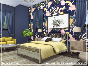 Sims 4 — Florence Bedroom by sharon337 — 8 x 5 Room $10,640 Please make sure you download all required Custom Content for