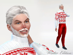 Sims 4 — Santa Klaus by perelka8809 — Name: Santa Klaus Age: Young Adult If you want sim like this, You need all CC