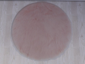 Sims 4 — Baby's First Christmas Blush Fur Rug by seimar8 — The softest, fluffiest rug for little people to sink their