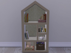 Sims 4 — Baby's First Christmas Bookcase by seimar8 — A custom made bookcase for all your Once upon a time stories. Part