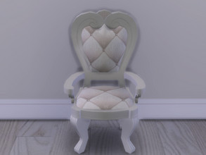 Sims 4 — Baby's First Christmas Heart Chair by seimar8 — Lovingly designed, this heart chair comes in soft satin blush