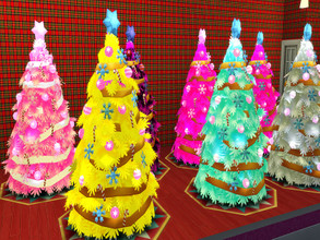 Sims 4 — Seasons Christmas tree recolor by BeABarbie — Sims4 Seasons Christmas tree recolor.