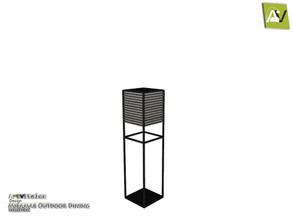 Sims 3 — Miramar Outdoor Floor Lamp Tall by ArtVitalex — - Miramar Outdoor Floor Lamp Tall - ArtVitalex@TSR, Dec 2020