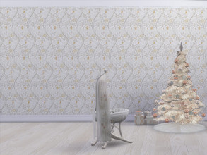 Sims 4 — Baby's First Christmas Walls by seimar8 — These are the walls that belong to a Baby's First Christmas set. Comes