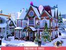 Sims 4 — Gingerbread house by GenkaiHaretsu — Another christmas house inspired by Gingerbread houses
