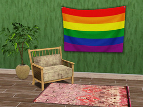 Sims 3 — [Antlered] Pride Flags v1 by Antlered — Pride flags to show your pride! Includes: Rainbow, Bisexual, Pansexual,