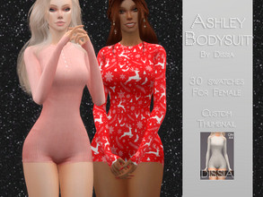 Sims 4 — Ashley Bodysuit by Dissia — Ashley Bodysuit 30 swatches Hope you like it ;)