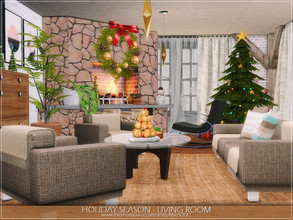 Sims 4 — Holiday Season - Living Room by MychQQQ — $ 16,136 Size: 9x6