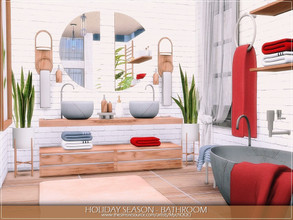Sims 4 — Holiday Season - Bathroom by MychQQQ — $ 5.385 Size: 3x6